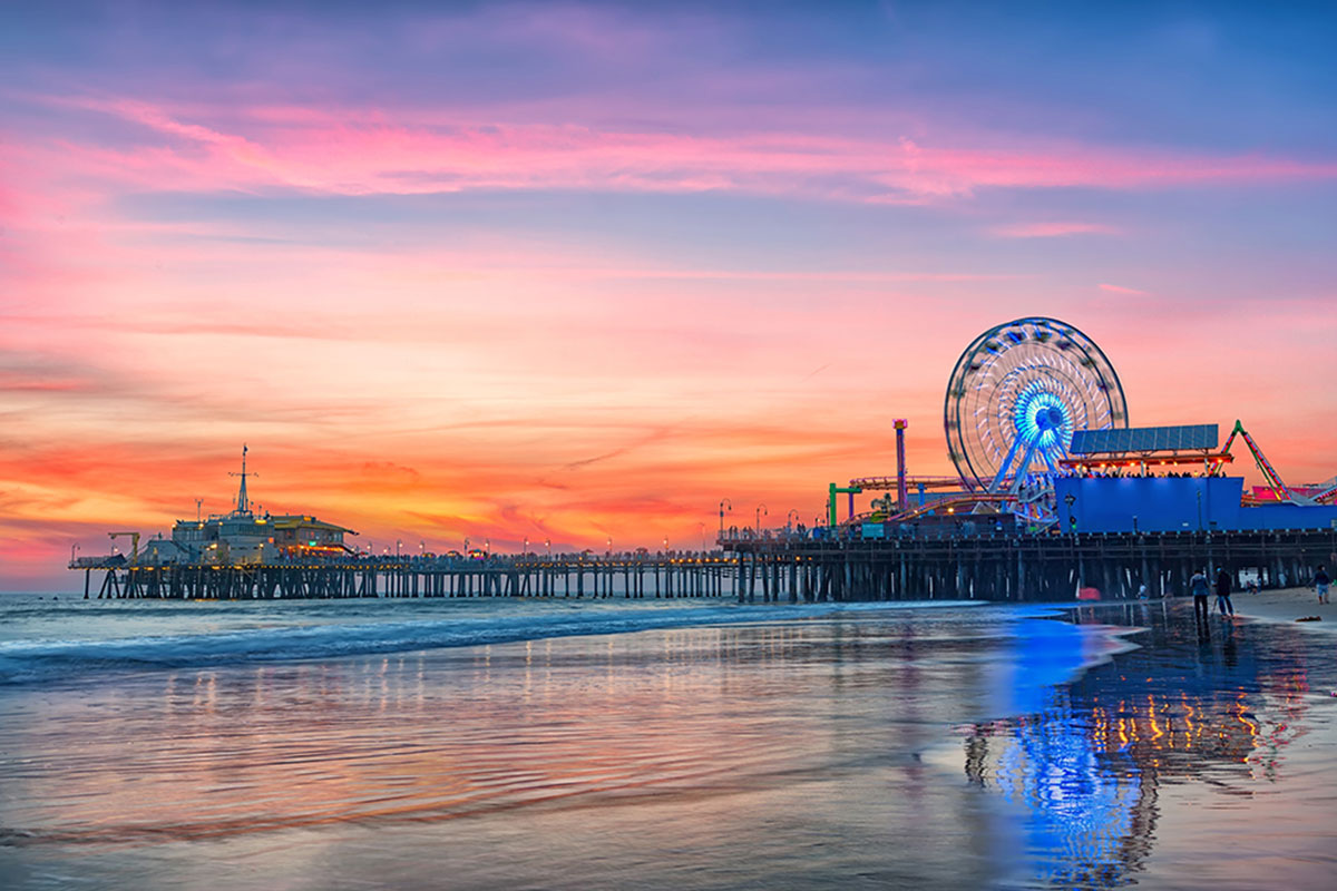 Santa Monica Pier Departure